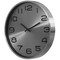Aluminum Round Wall Clock - Modern Decor for Living Room, Kitchen, or Dining Room - 12 in Decorative Timepiece with Sleek Design - Large Round Clock for Home - Silent Ticking - Battery Operated